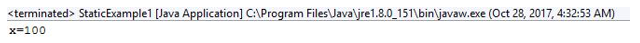 static variable